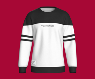 Men Letter Printed Sweatshirt  With Patch | Marvelous / Clo3d / obj / fbx