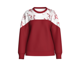 Girls Cherry Blossom Panel Sweatshirt | Marvelous / Clo3d / obj / fbx