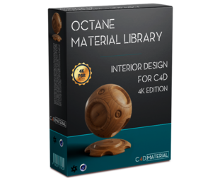 OCTANE DESIGN MATERIAL PACK 1 FOR ASSET BROWSER IN CINEMA 4D