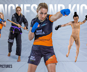 Punches & Kicks: 850 Female Action Poses for Artists