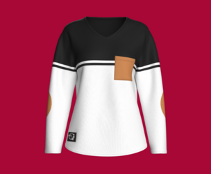 Girls V-Neck Tops With Pocket | Marvelous / Clo3d / obj / fbx