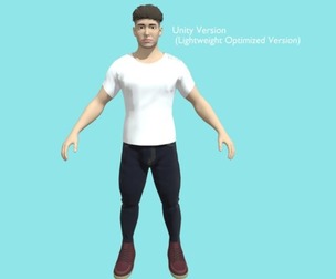Fully Rigged Male Character – Blender + Unity Bundle