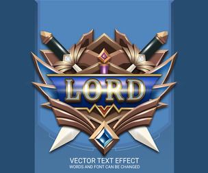 Lord Text Effects, EPS Template File.