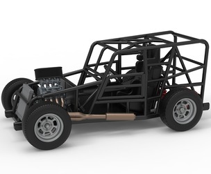 Dwarf car Base Scale 1:25