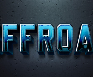 Offroad Text Effects, EPS Template File.