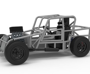 Dwarf car Base Version 2 Scale 1:25