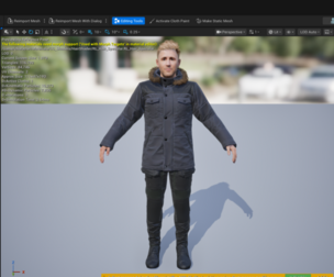 Realistic Male in Winter Outfit - Ryan Reynolds Likeness - Full Body & Face Rig 写实冬装男模特 瑞安·雷诺兹