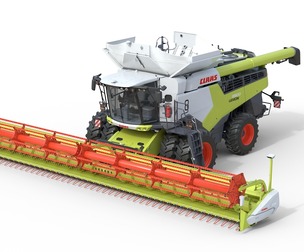 Claas Lexion Wheeled with CombineHarvester