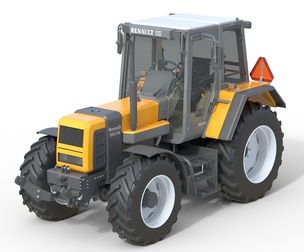 Renault 160-94 4WD Agricultural Tractor