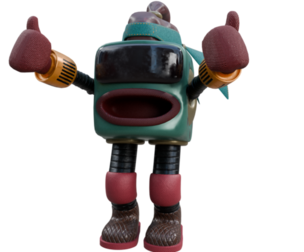 Square Head Robot