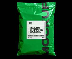 Plastic Mailing Bag Mockup PSD Template - Professional E-Commerce Shipping & Poly Mailer Scene