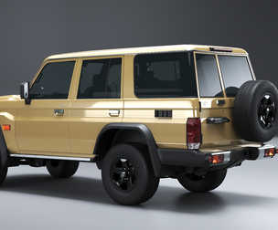 Toyota Land Cruiser J70 2025 - PBR - 3 LODs 3dsMax FBX Blender