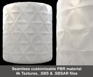 Sci-Fi Fabric Substance PBR Material and Textures