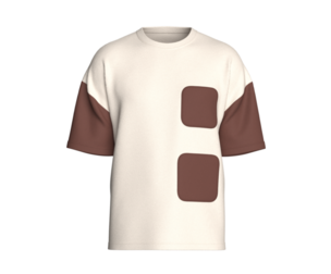 Men Shoulder Drop T shirt With Patch Pocket | Marvelous / Clo3d / obj / fbx