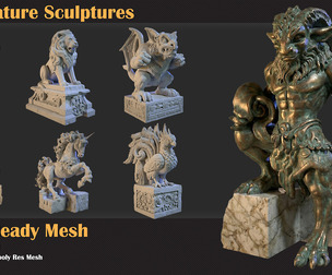 40 Creature Sculptures - VOL 35