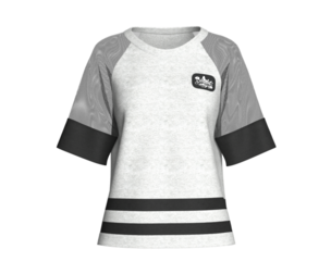 Girls  Raglan Top With Mash Sleeve | Marvelous / Clo3d / obj / fbx