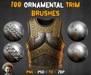 100 Ornamental Trim Brush - Vol 56