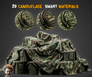 20 Camouflage Fabric Smart Material - Vol 33