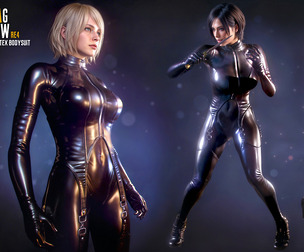 R4-AG/AW Latex Bodysuit
