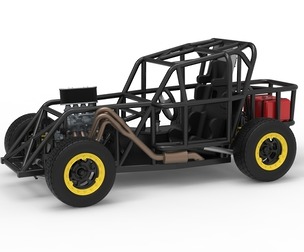 Mod Lite Race car Base Version 2 Scale 1:25