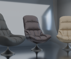 Armchair office 3D model
