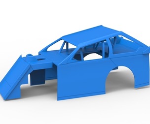 Shell of Mod Lite Race car Version 2 Scale 1:25