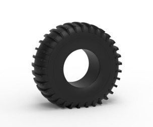 Trom tire 1 deflated Scale 1:25