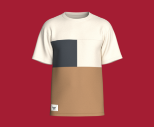 Men 3 Ton Color Block T-shirt | Marvelous / Clo3d / obj / fbx