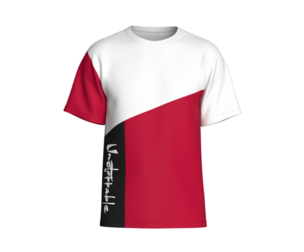 Men Letter Printed Tshirt -Unstoppable | Marvelous / Clo3d / obj / fbx