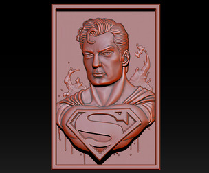 Superhero Bust Relief