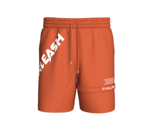 Men Elastic Waist Letter Printed Shorts -UNLEASH | Marvelous / Clo3d / obj / fbx