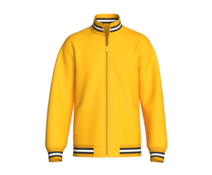 Men High Neck Zip-Up Bomber Jacket | Marvelous / Clo3d / obj / fbx