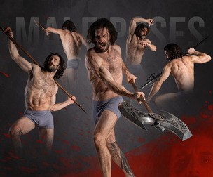 1300+ Male Poses for Your Anatomy Studies