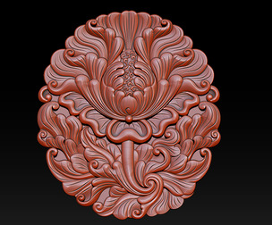 Luxury Floral Jewelry Relief