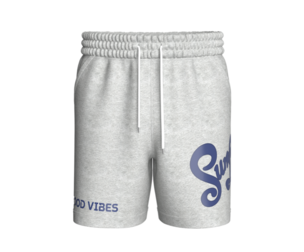 Men Elastic Waist Drawstring Printed Melange Shorts | Marvelous / Clo3d / obj / fbx