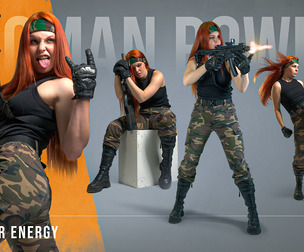 1000+ Woman Power: Fighter Energy