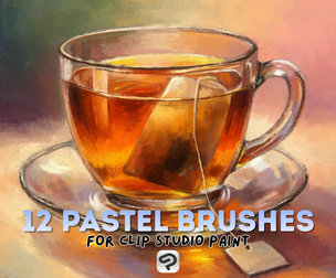 Pastel Brush Set for Clip Studio Paint: Textured, Traditional Look