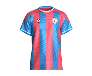 Men Barcelona Striped Soccer Jersey | Marvelous / Clo3d / obj / fbx