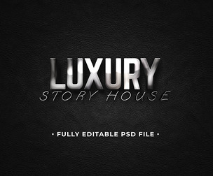 Luxury PSD Fully Editable Text Effect. Layer Style PSD Mockup Template