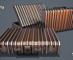 Suitcase 1 Safe game ready 3d model