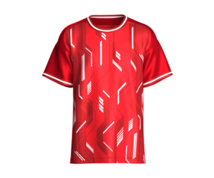 Men Crimson Tech Sublimation Soccer Jersey | Marvelous / Clo3d / obj / fbx