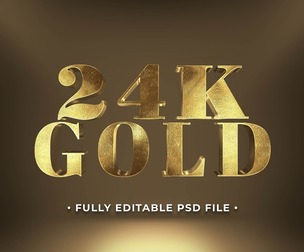PSD Fully Editable Text Effect. Layer Style PSD Mockup Template