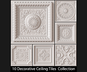 10 Decorative Ceiling Tile Collection