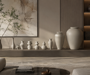 Vases set 3D model