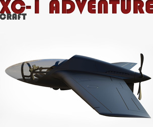 XC-1 Adventure Craft – 3D Printable Concept Aircraft