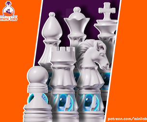 WESM_ CLASSIC FANTASY CHESS SET #01- LUXURY