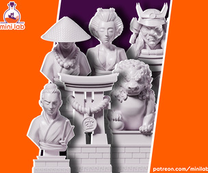 WESM_ FEUDAL JAPAN_CHESS SET #03- LUXURY