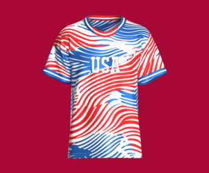 Men USA Athletic Sublimation Sports Jersey Player-10 | Marvelous / Clo3d / obj / fbx