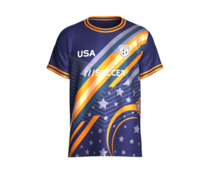 Men USA Athletic Sublimation Soccer Jersey Player-19 | Marvelous / Clo3d / obj / fbx