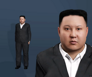 Realistic Kim Jong-un - Advanced Body Face Rig UE Compatible 写实北朝鲜独裁者金正恩 - 全身+面部绑定 适配UE5 北韩胖子将军